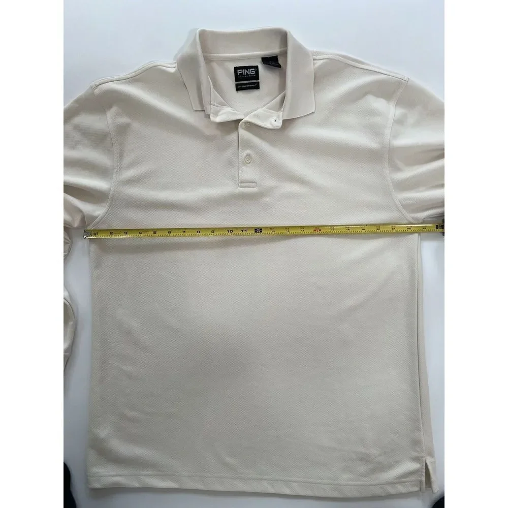 Ping Collection Dry‎ Fiber Dynamics Long Sleeve Golf Polo Mens XL